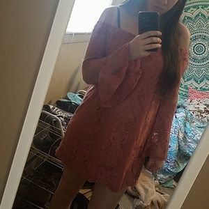 Off the shoulder dress